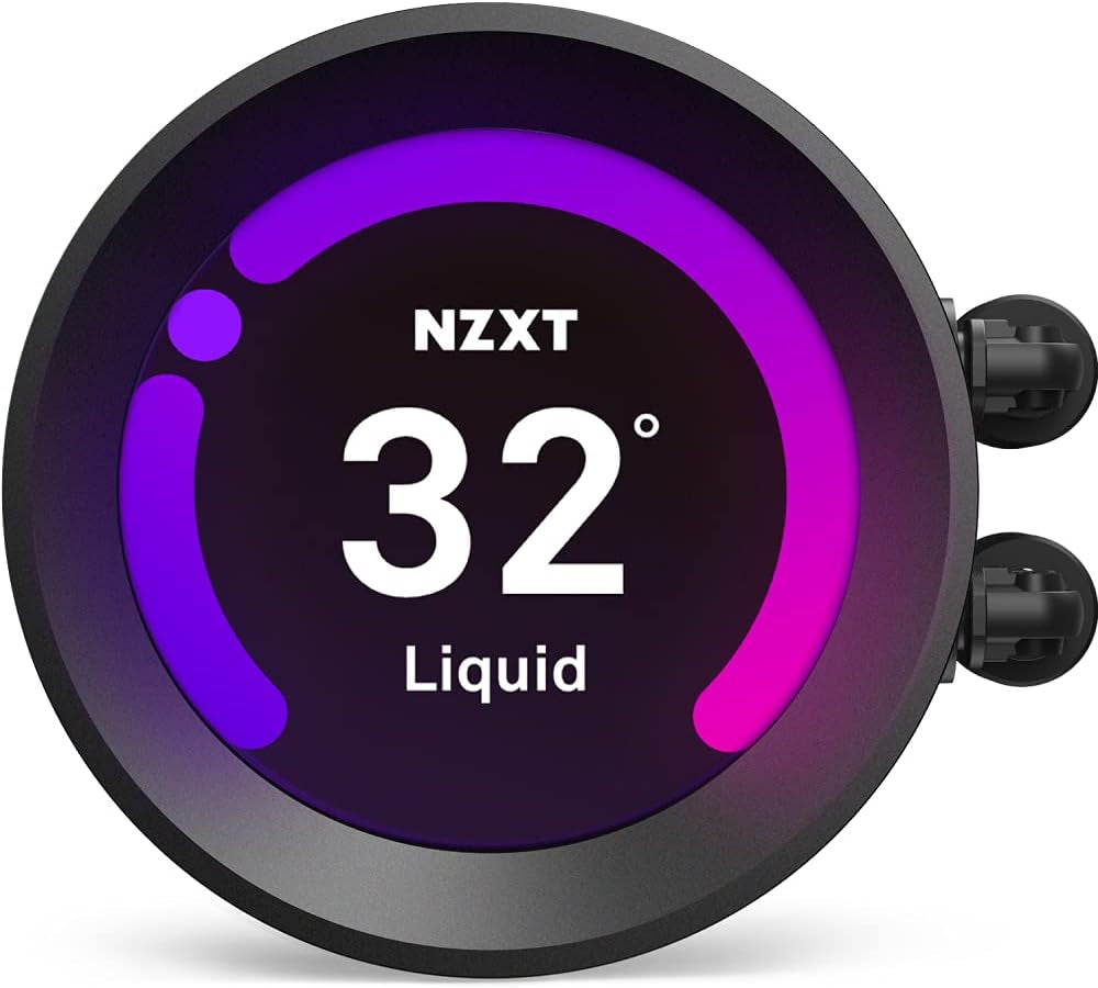 Kraken Z53 240Mm - RL-KRZ53-01 - AIO RGB CPU Liquid Cooler - Customizable LCD Display - Improved Pump - Powered by CAM V4 - RGB Connector - Aer P 120Mm Radiator Fans (2 Included)